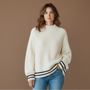 Trader Bay Bulky  Ribbed Cotton Sweater Size 2X